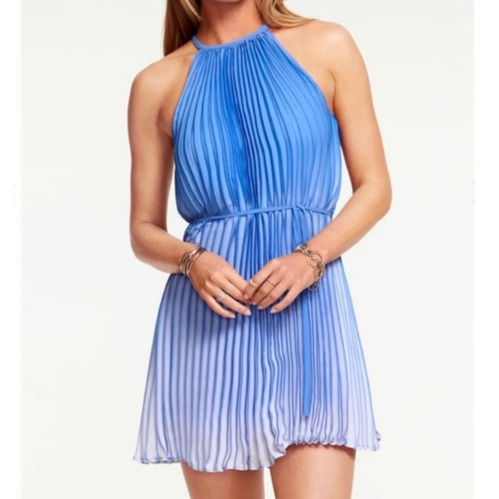 Ramy Brook Exclusive Paulette Dress S Ocean Blue